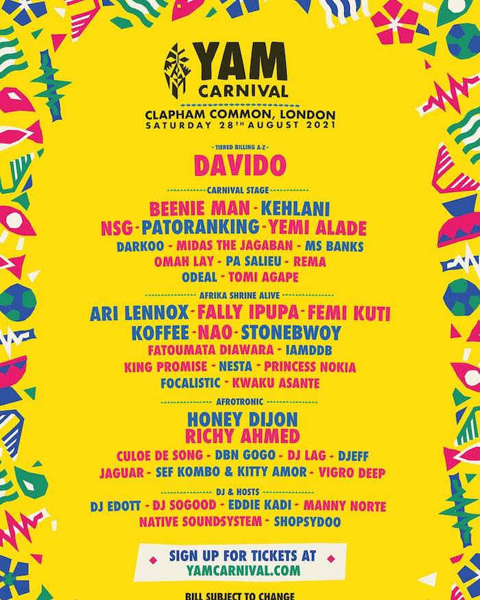 Yam Carnival Festival 2025 Your Ultimate Guide to Live Stream, Lineup